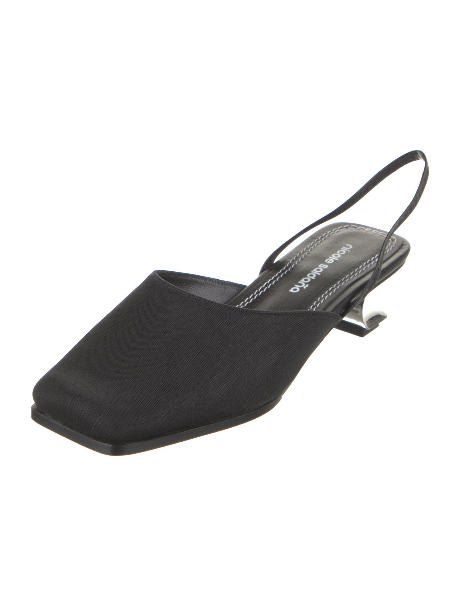 Nicole Saldana Mesh Slingback Sandals