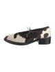 Nicole Saldana Ponyhair Printed Mules