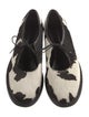 Nicole Saldana Ponyhair Printed Mules