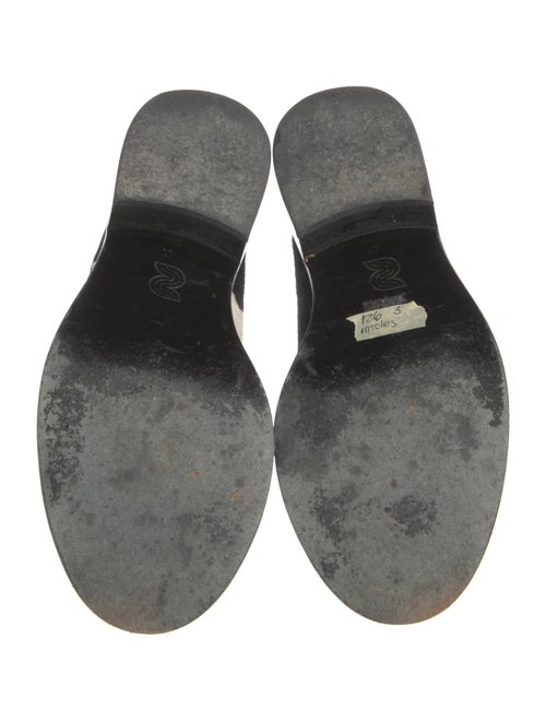 Nicole Saldana Ponyhair Printed Mules