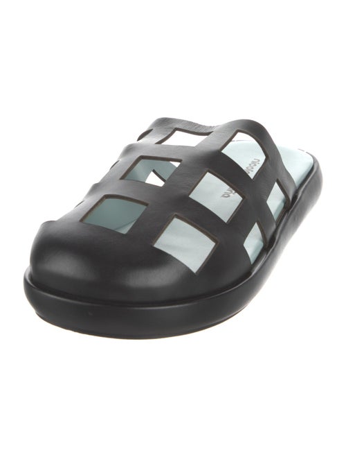 Nicole Saldana Leather Slides