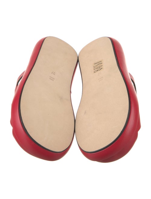 Nicole Saldana Leather Slides