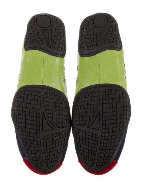 Nicole Saldana Colorblock Pattern Scalloped Accent Sneakers