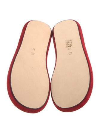 Nicole Saldana Suede Slingback Sandals