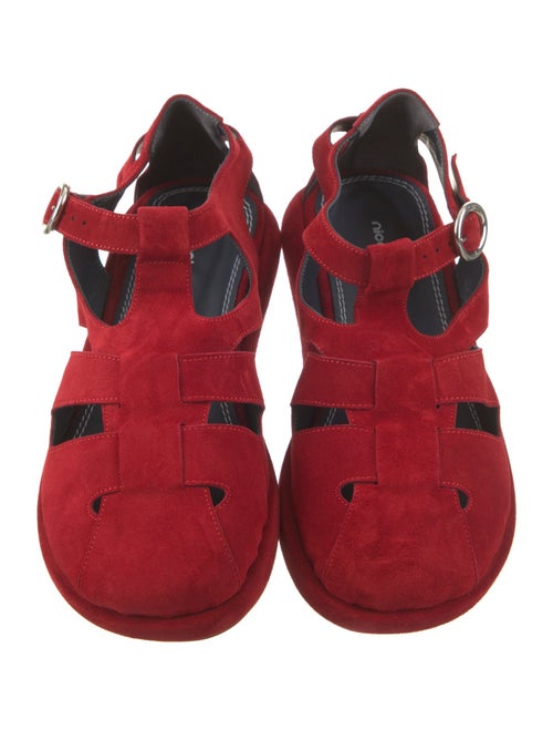 Nicole Saldana Suede Sandals
