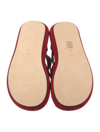 Nicole Saldana Suede Sandals