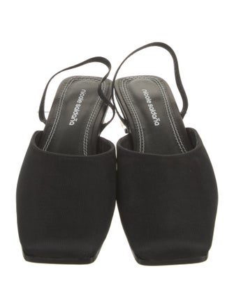 Nicole Saldana Mesh Printed Slingback Pumps