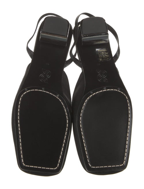 Nicole Saldana Mesh Printed Slingback Pumps