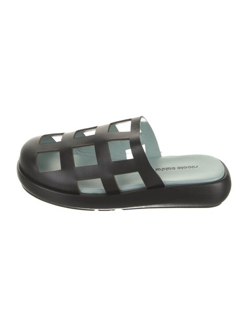 Nicole Saldana Leather Slides
