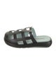 Nicole Saldana Leather Slides