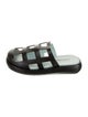 Nicole Saldana Leather Slides