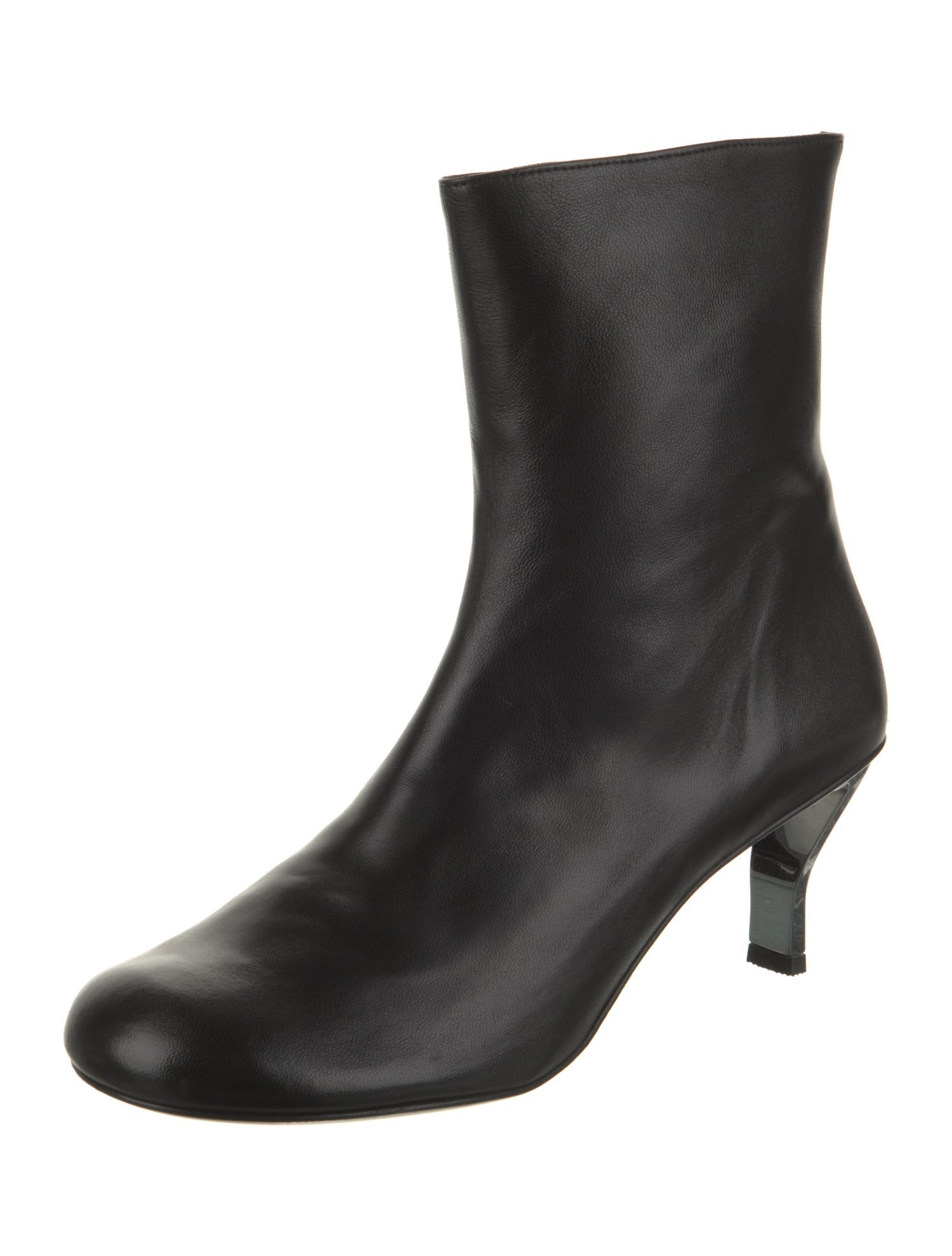 Nicole Saldana Leather Boots