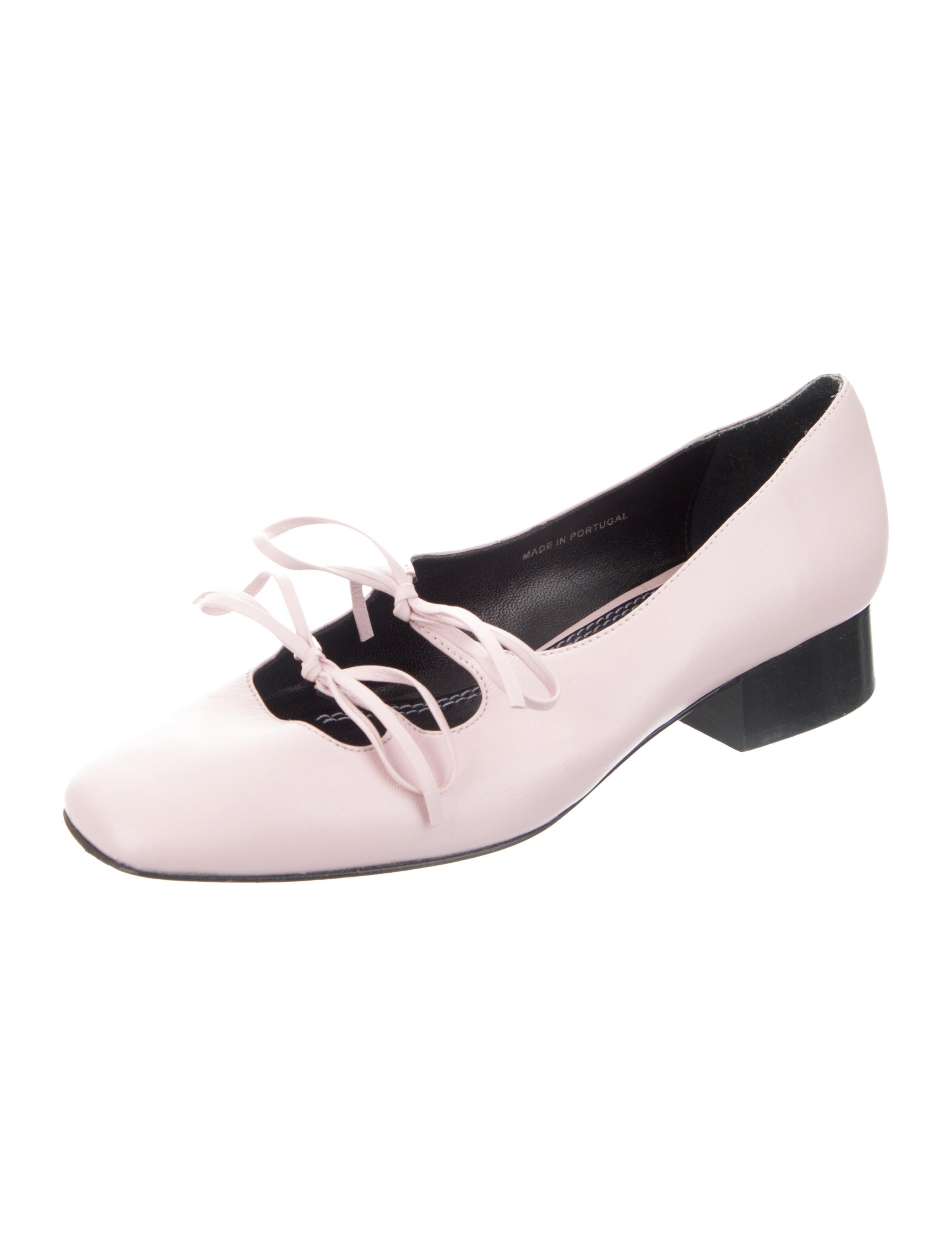 Nicole Saldana Leather Pumps