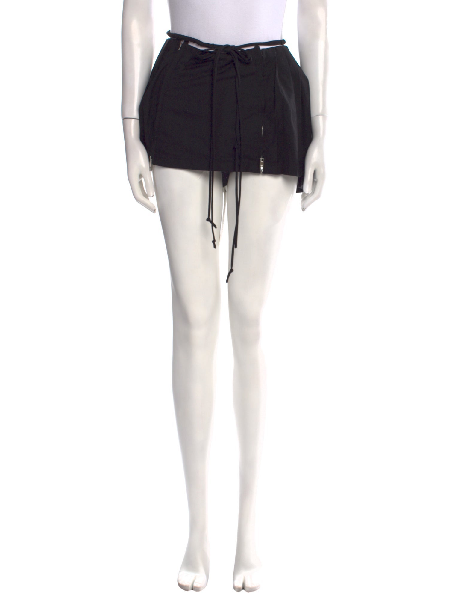 Nodress Pleated Accents Mini Skirt