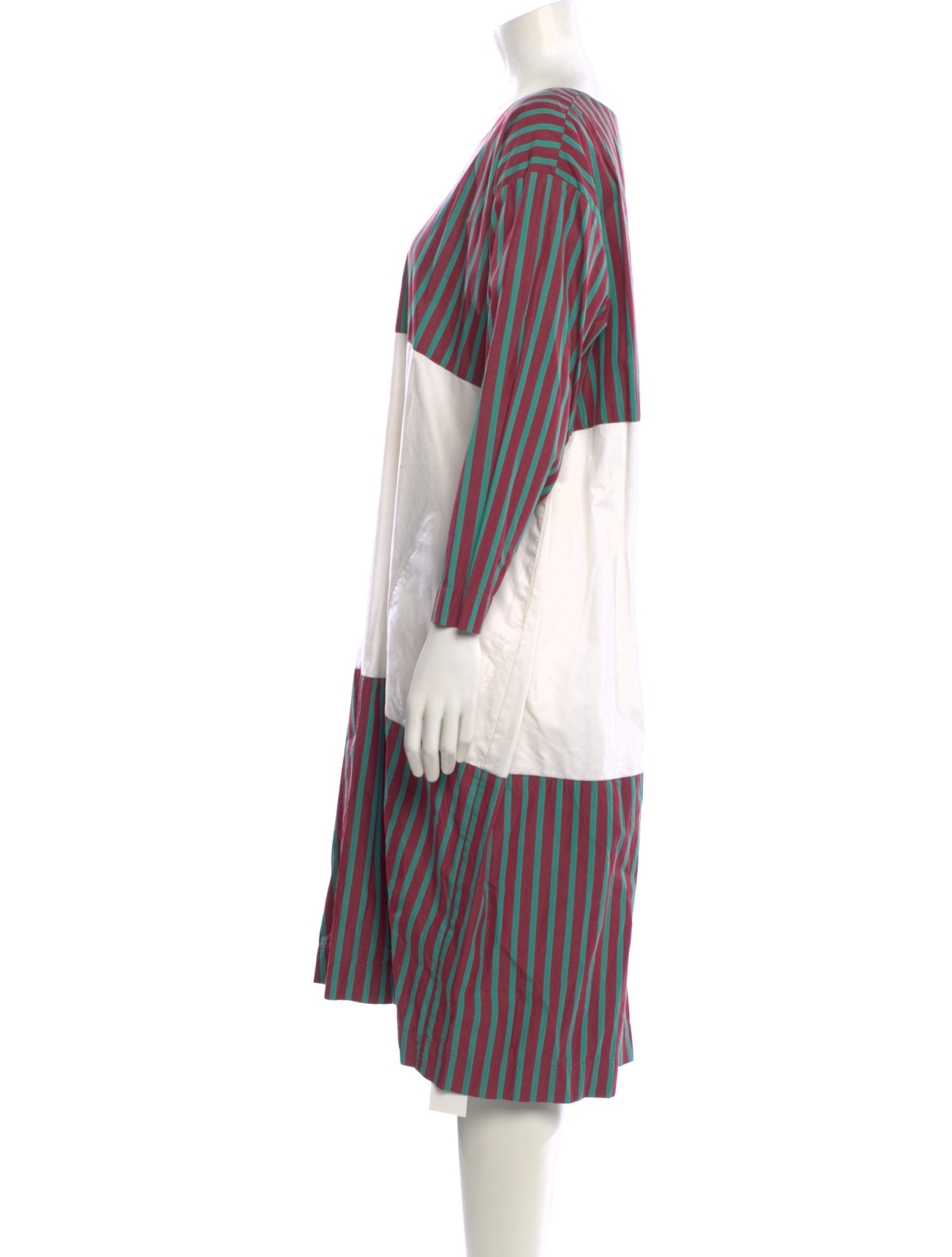 Nancy Stella Soto Striped Midi Length Dress