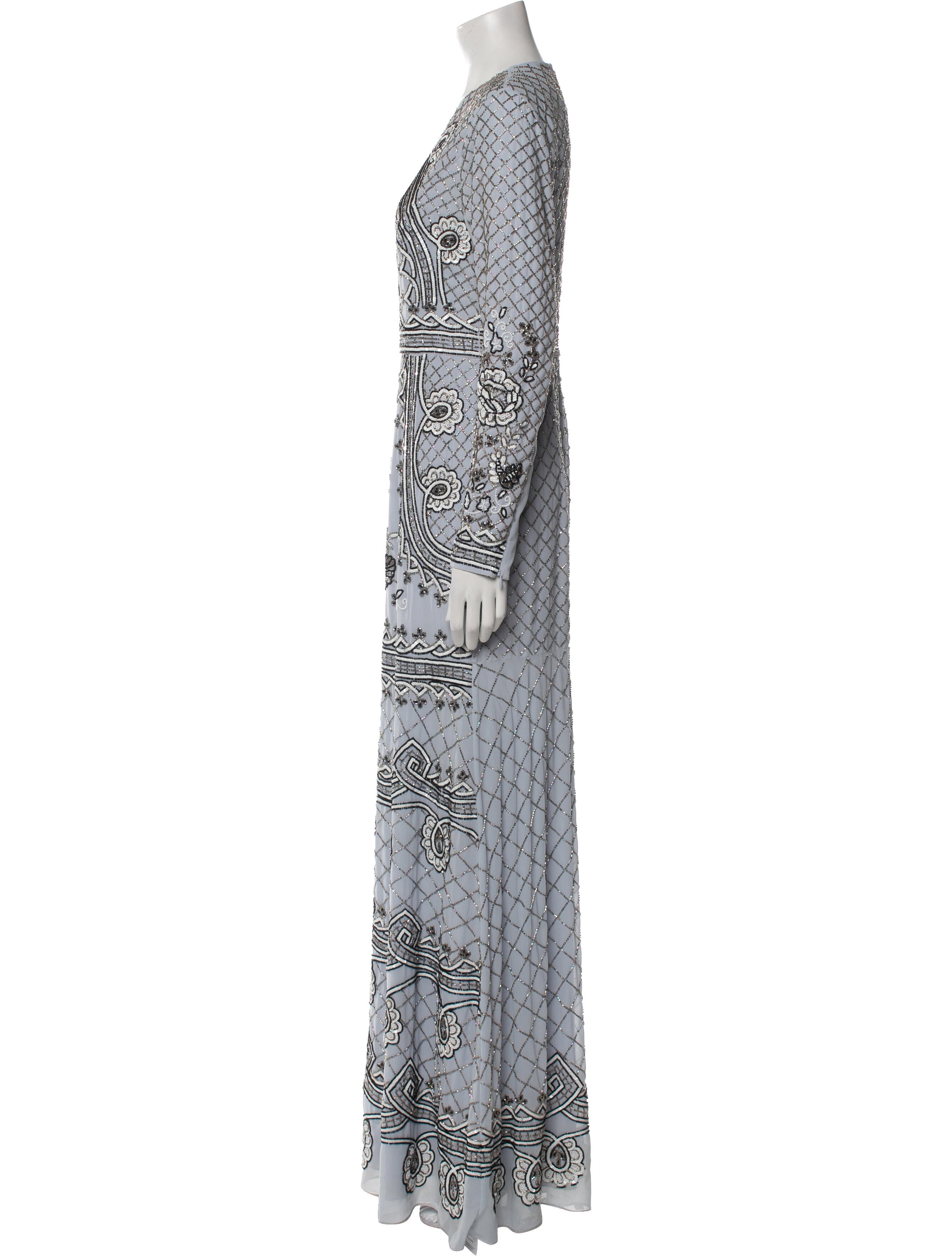 Needle & Thread Floral Print Long Dress