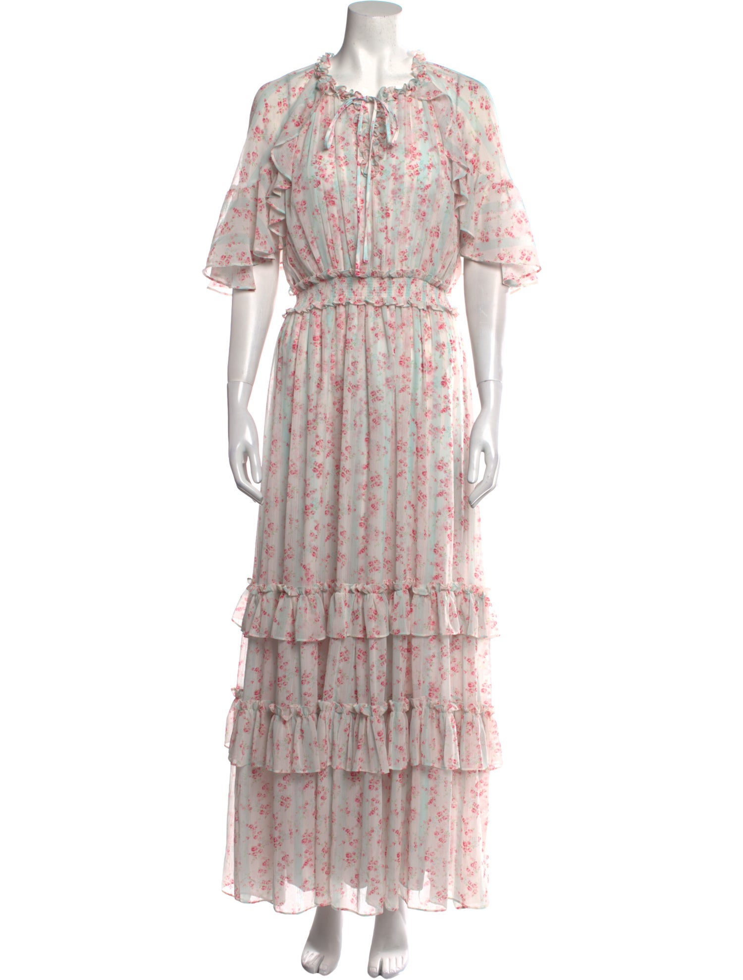 Needle & Thread Floral Print Long Dress