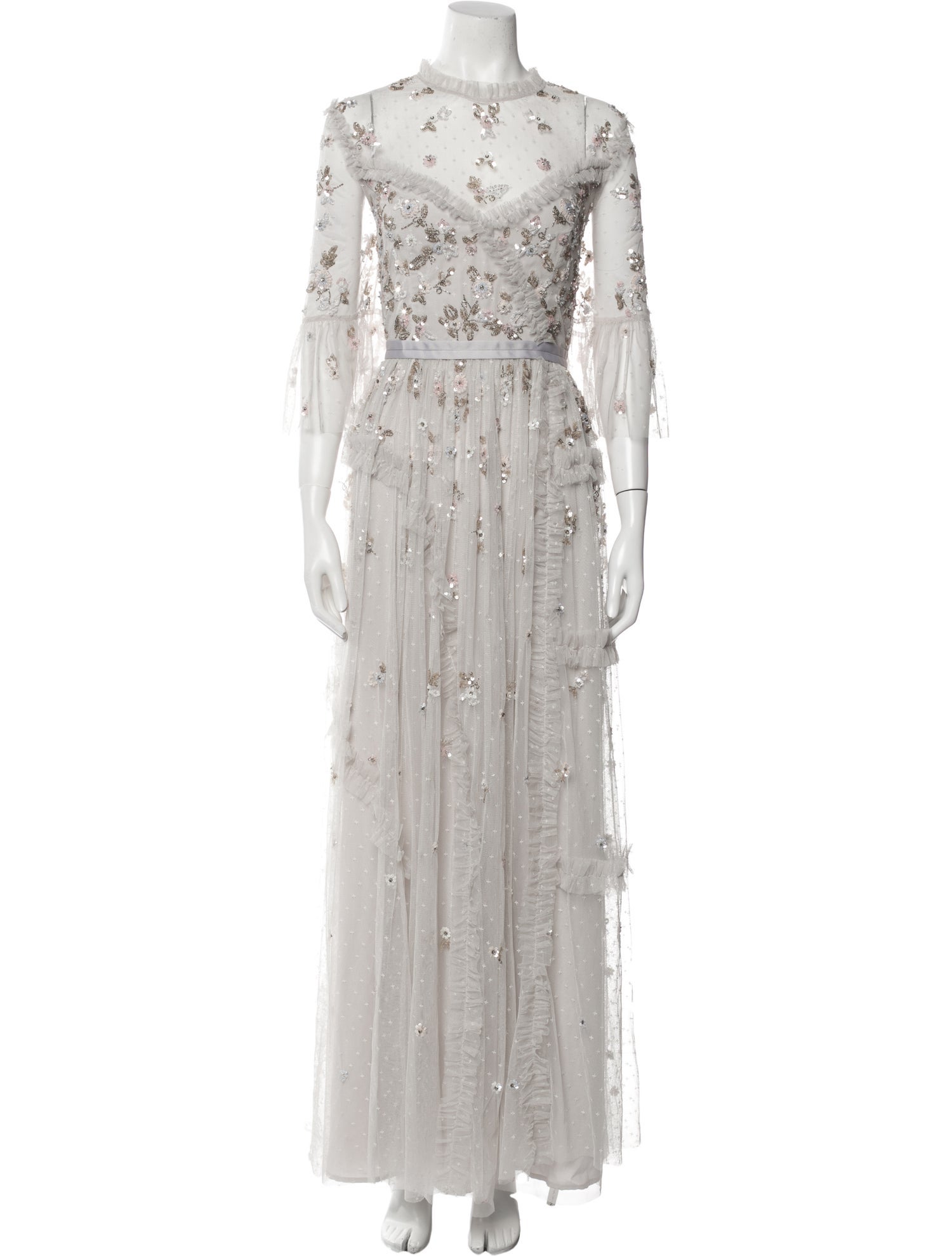 Needle & Thread Lace Pattern Midi Length Dress