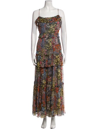 Needle & Thread Floral Print Long Dress