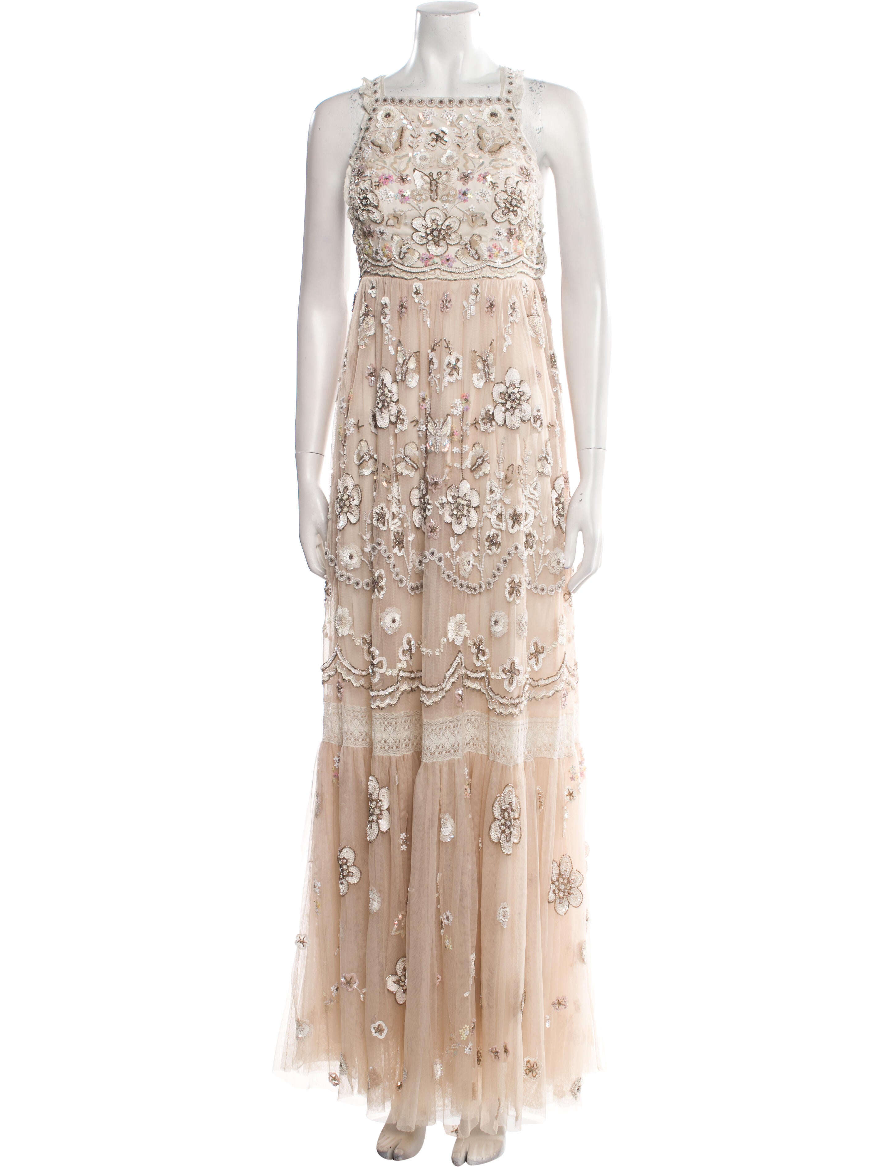 Needle & Thread Nylon Long Dress