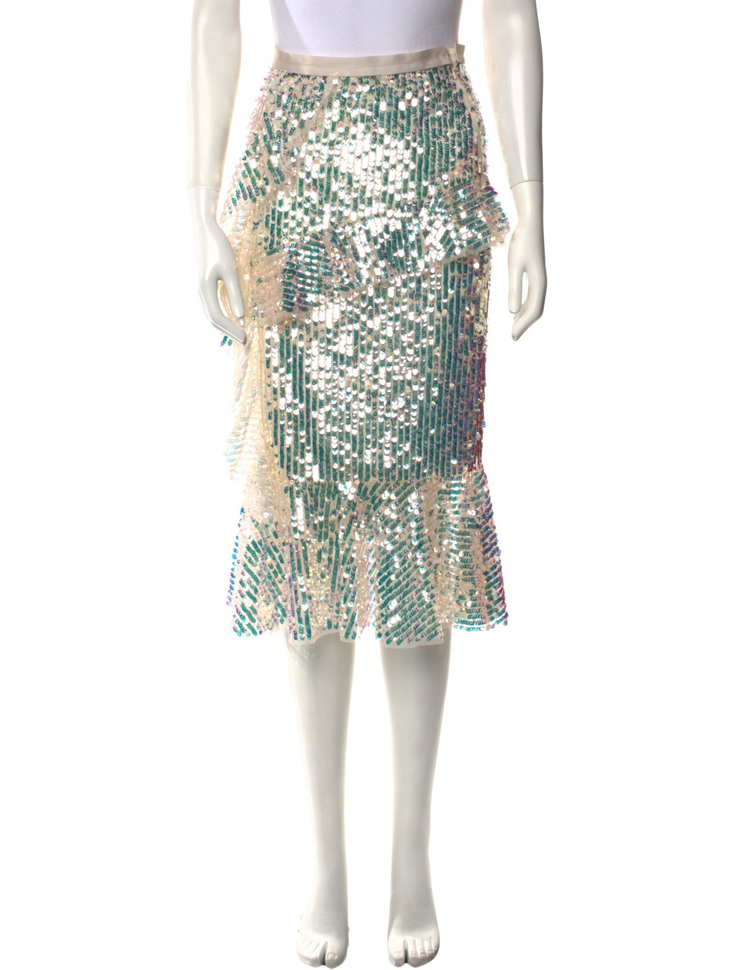 Needle & Thread Floral Print Knee-Length Skirt