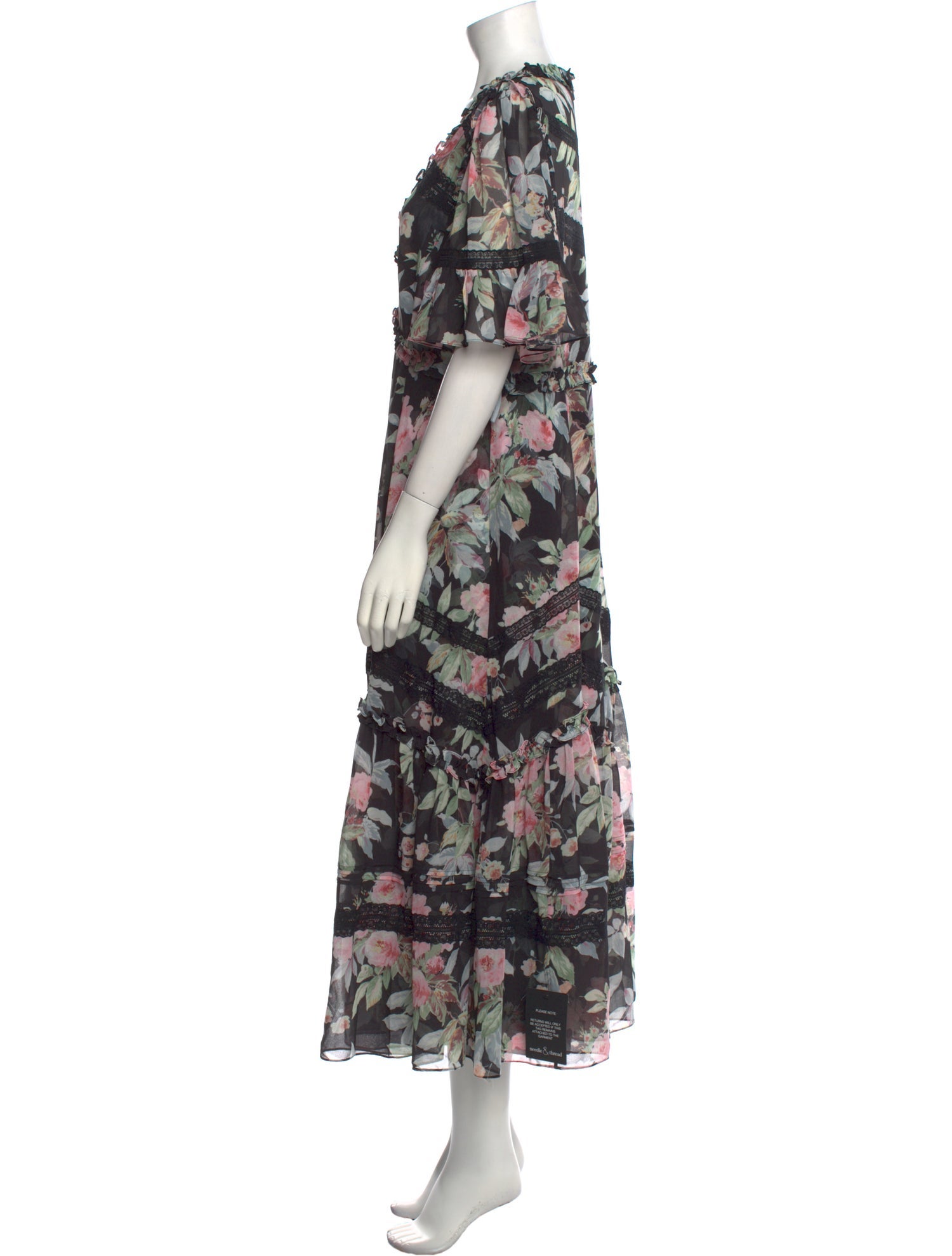 Needle & Thread Floral Print Long Dress