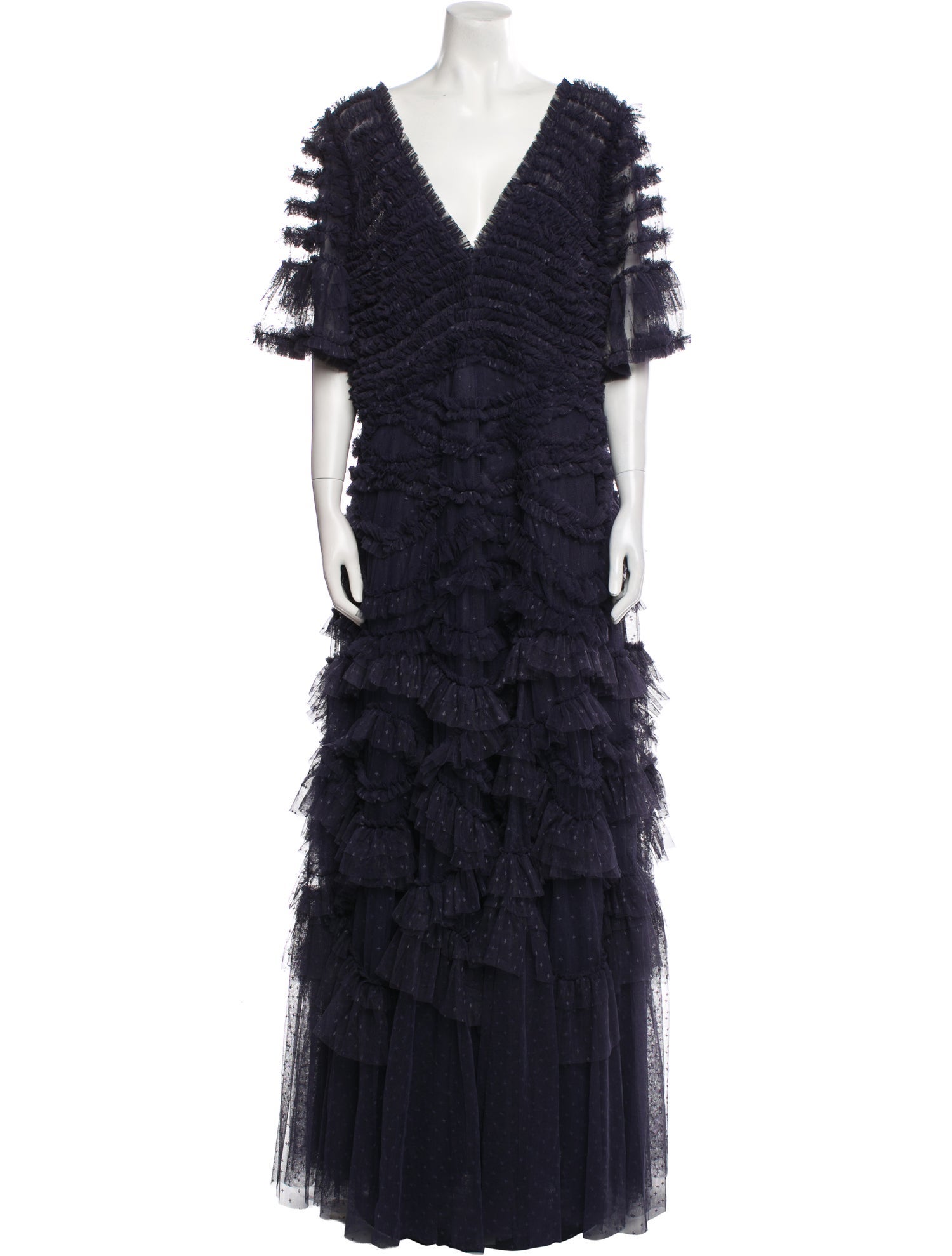 Needle & Thread V-Neck Long Dress w/ Tags