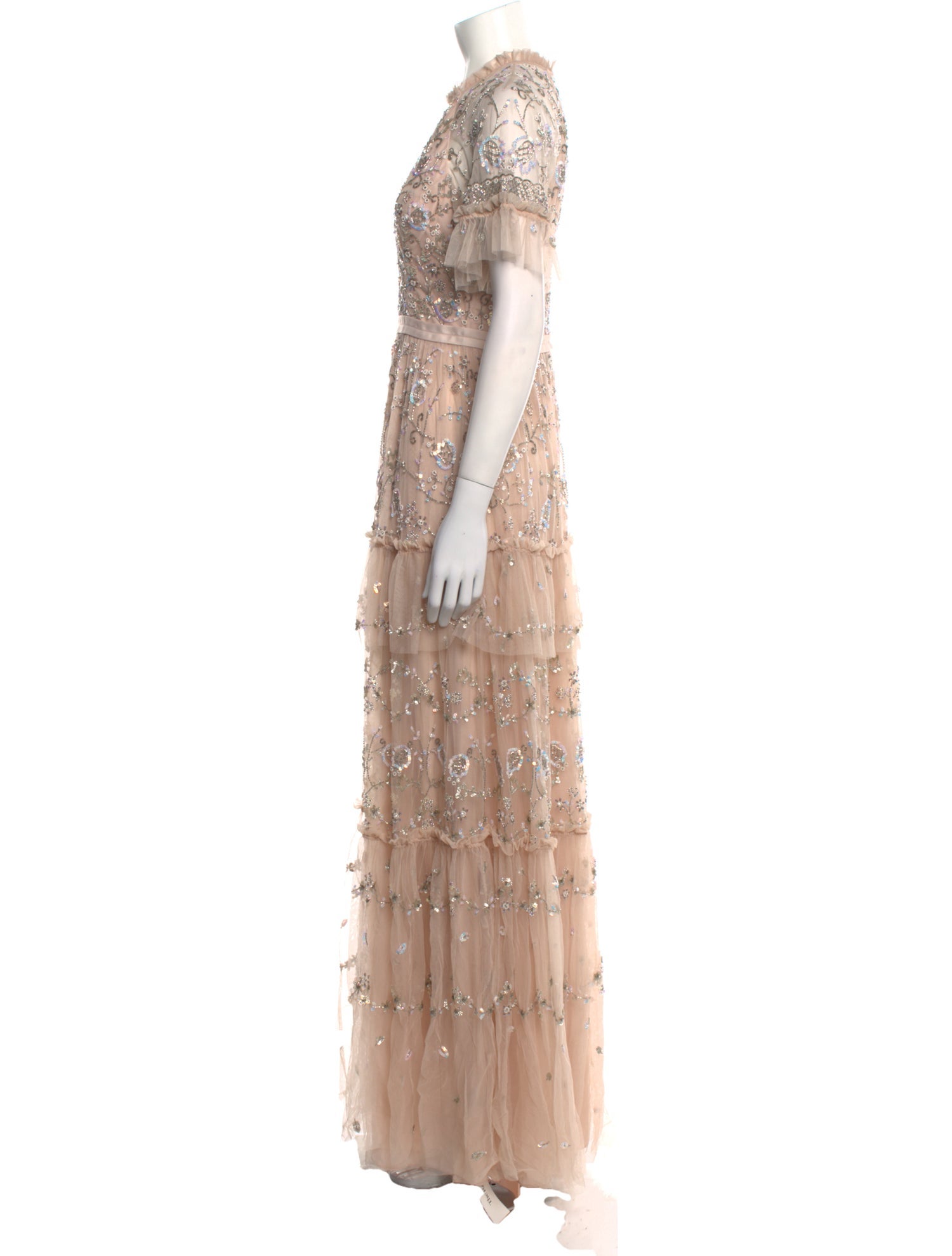 Needle & Thread Lace Pattern Long Dress