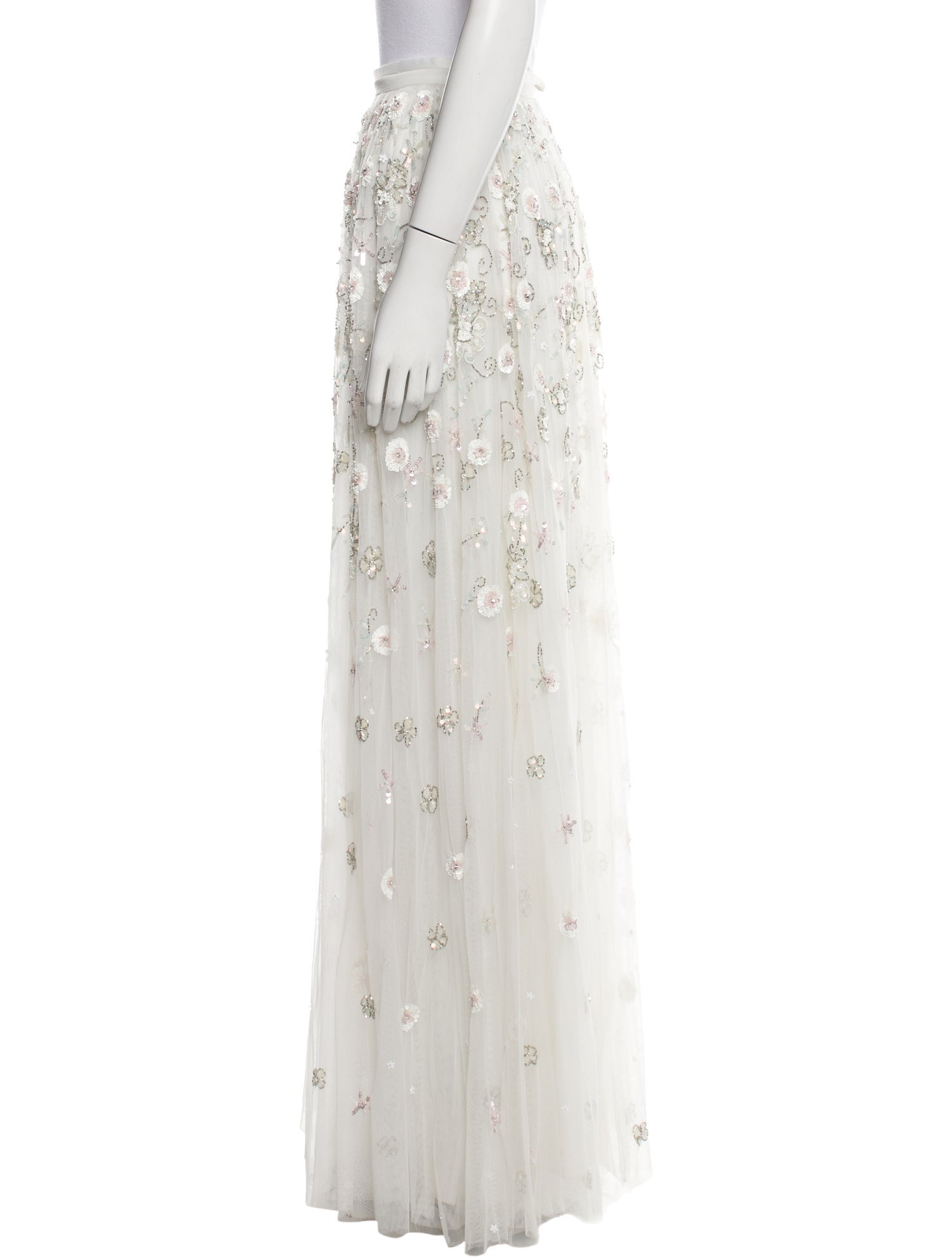 Needle & Thread Nylon Long Skirt