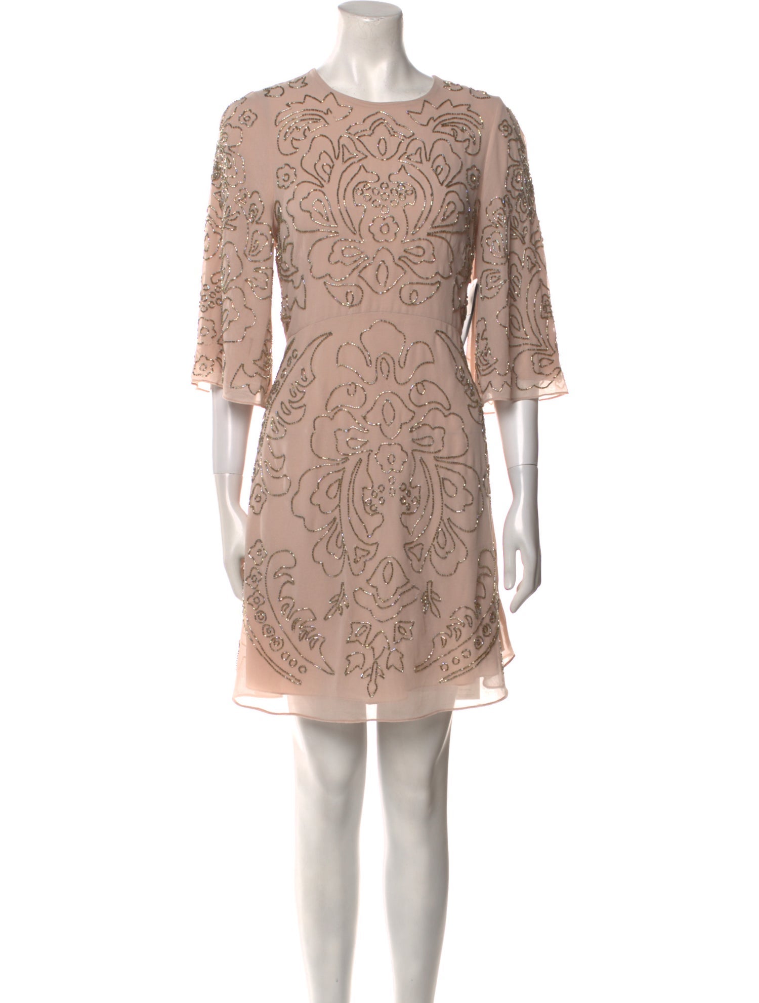 Needle & Thread Scoop Neck Mini Dress w/ Tags