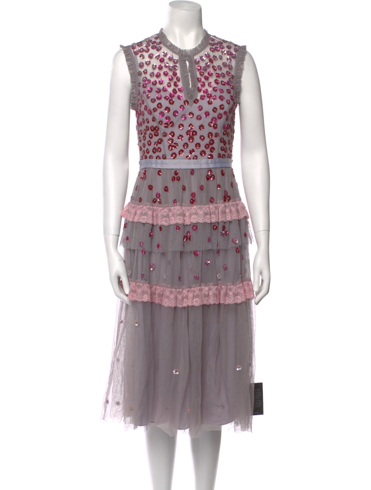 Needle & Thread Nylon Midi Length Dress w/ Tags