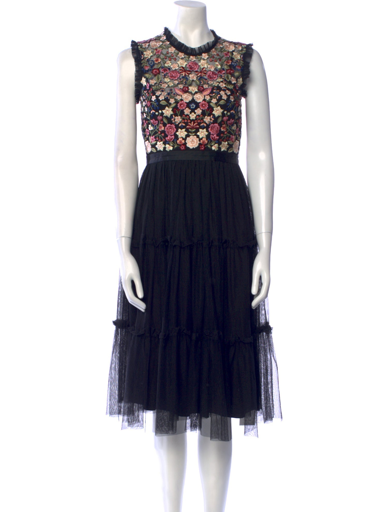 Needle & Thread Nylon Midi Length Dress