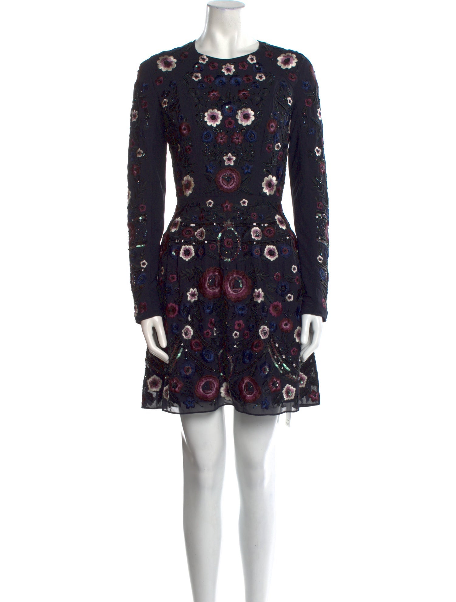 Needle & Thread Floral Print Mini Dress