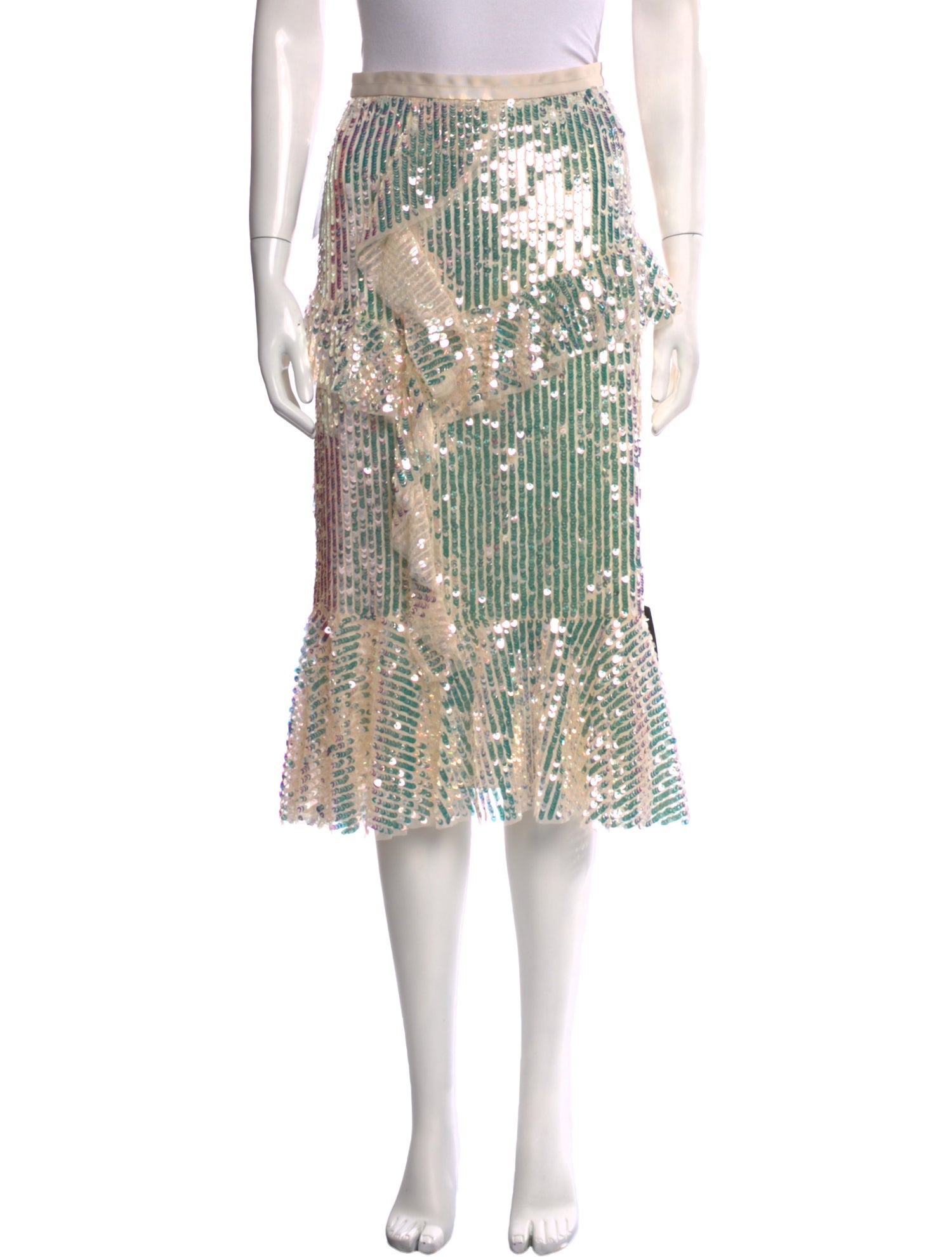 Needle & Thread Sequin Embellishments Knee-Length Skirt w/ Tags