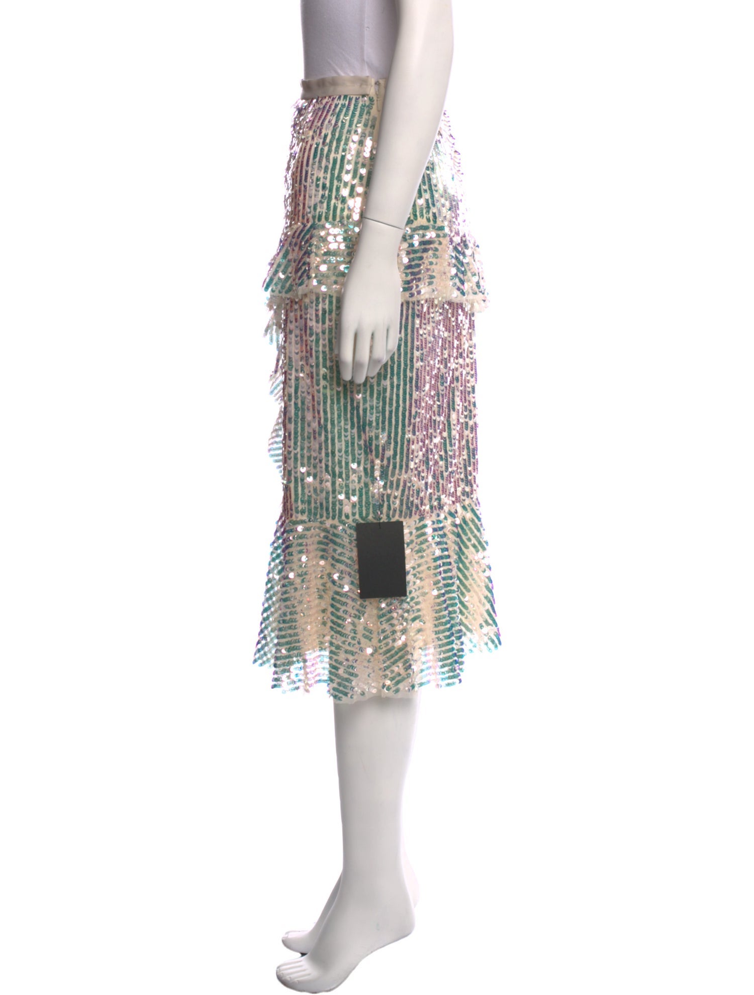 Needle & Thread Sequin Embellishments Knee-Length Skirt w/ Tags