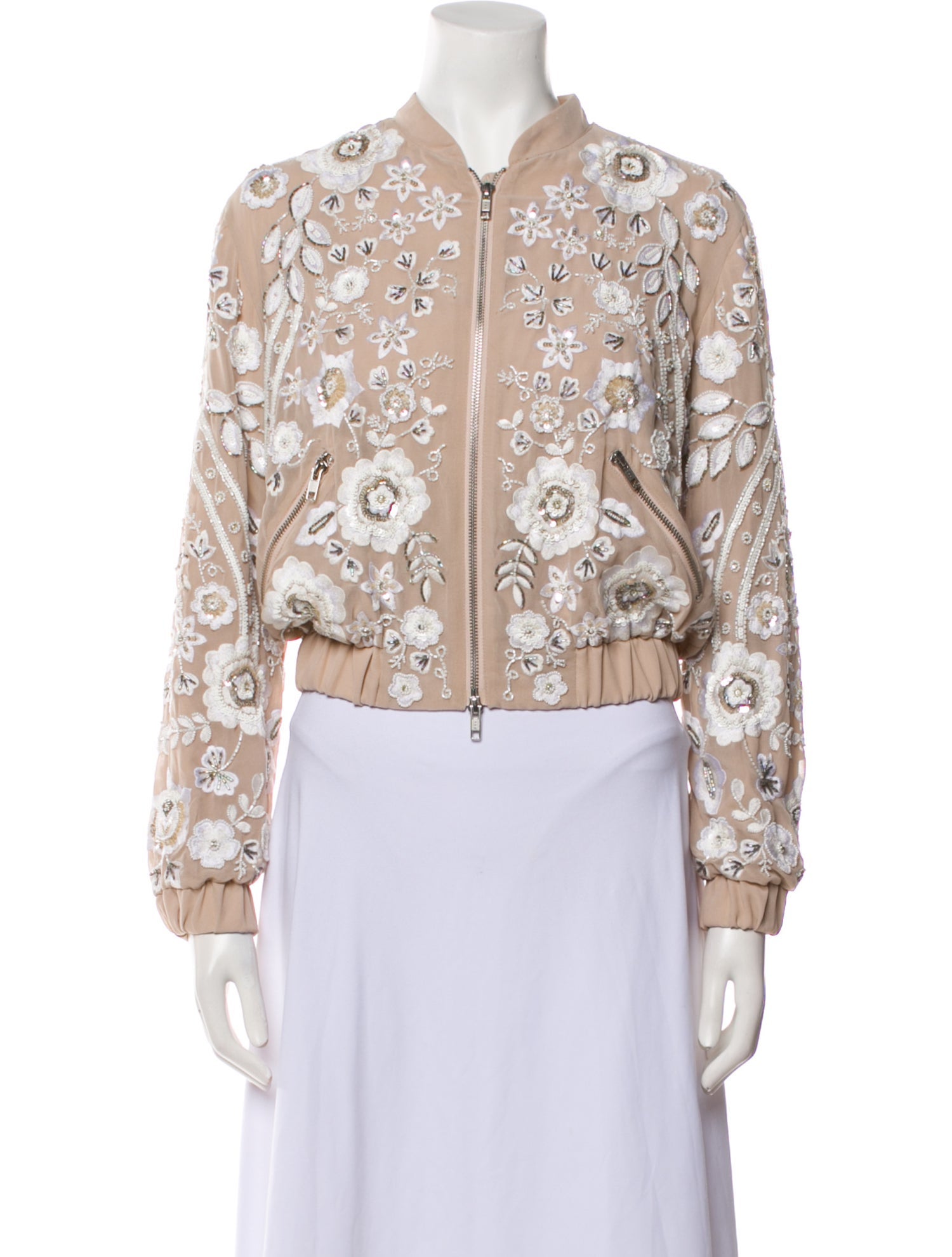 Needle & Thread Floral Print Evening Jacket