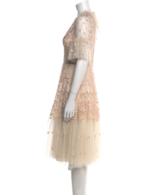 Needle & Thread Lace Pattern Midi Length Dress