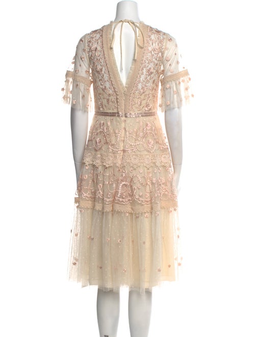 Needle & Thread Lace Pattern Midi Length Dress