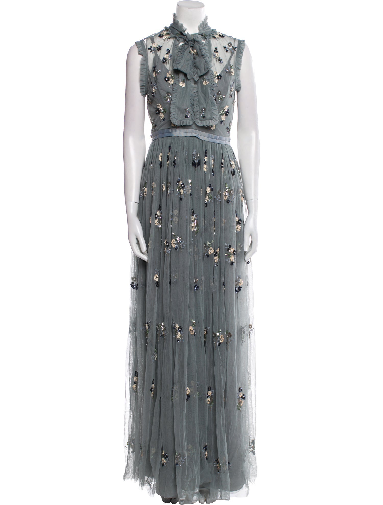 Needle & Thread Lace Pattern Long Dress w/ Tags