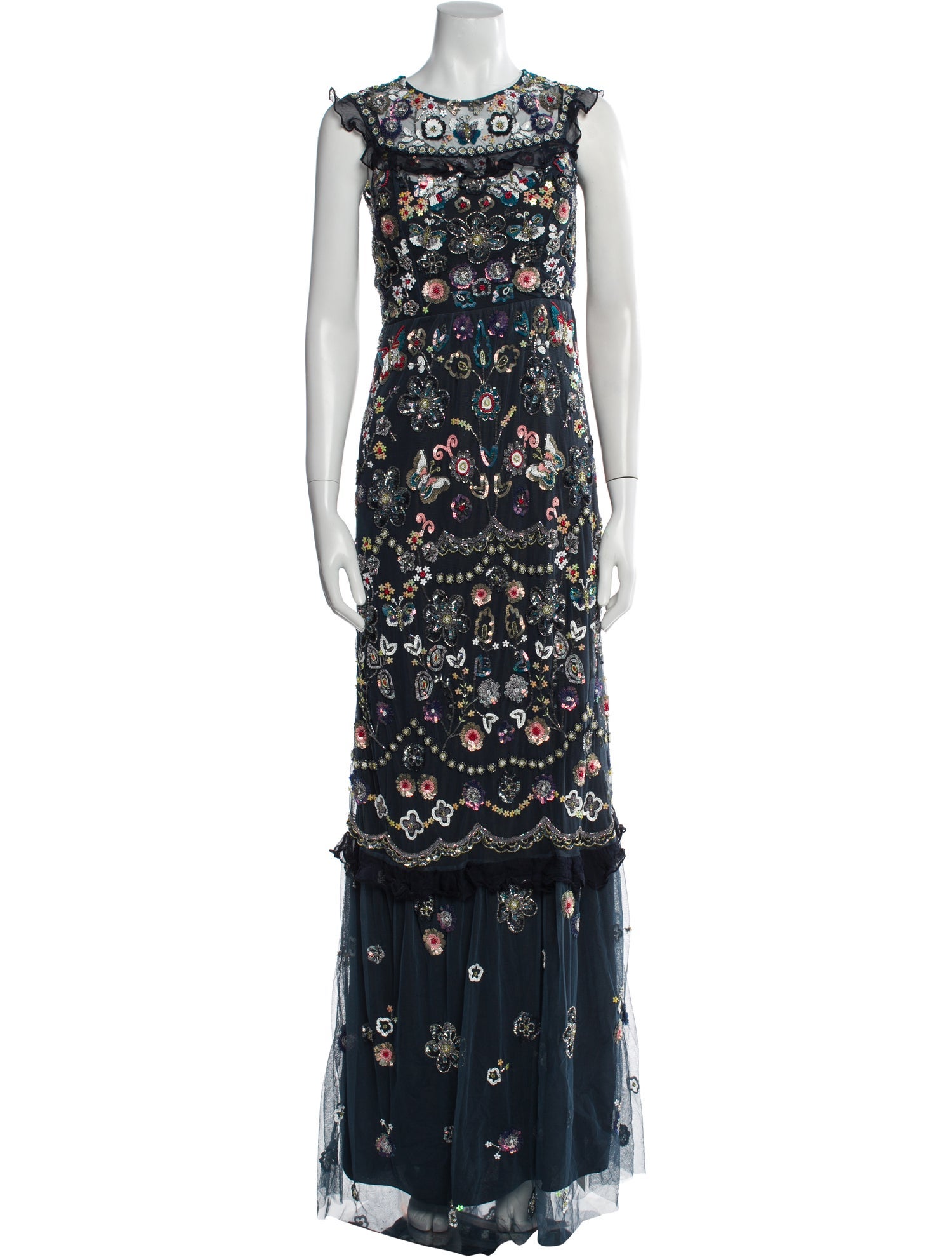 Needle & Thread Nylon Long Dress