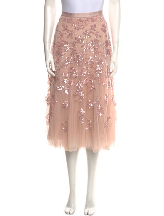 Needle & Thread Sequin Embellishments Midi Length Skirt