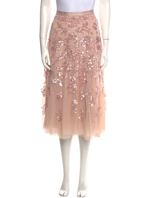Needle & Thread Sequin Embellishments Midi Length Skirt