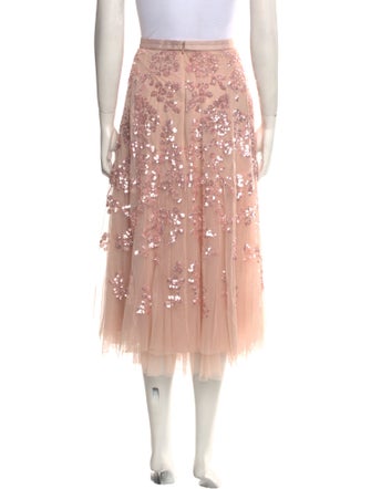 Needle & Thread Sequin Embellishments Midi Length Skirt
