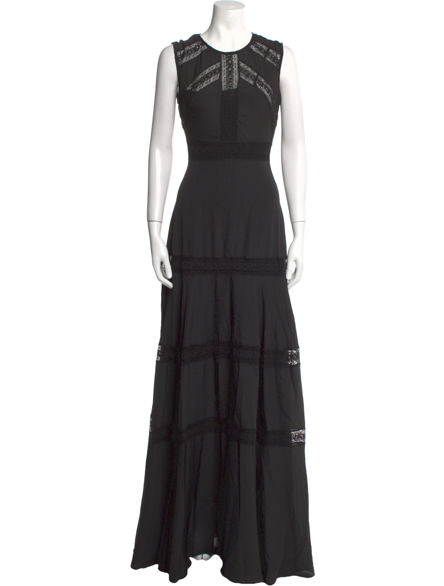 Needle & Thread Crew Neck Long Dress