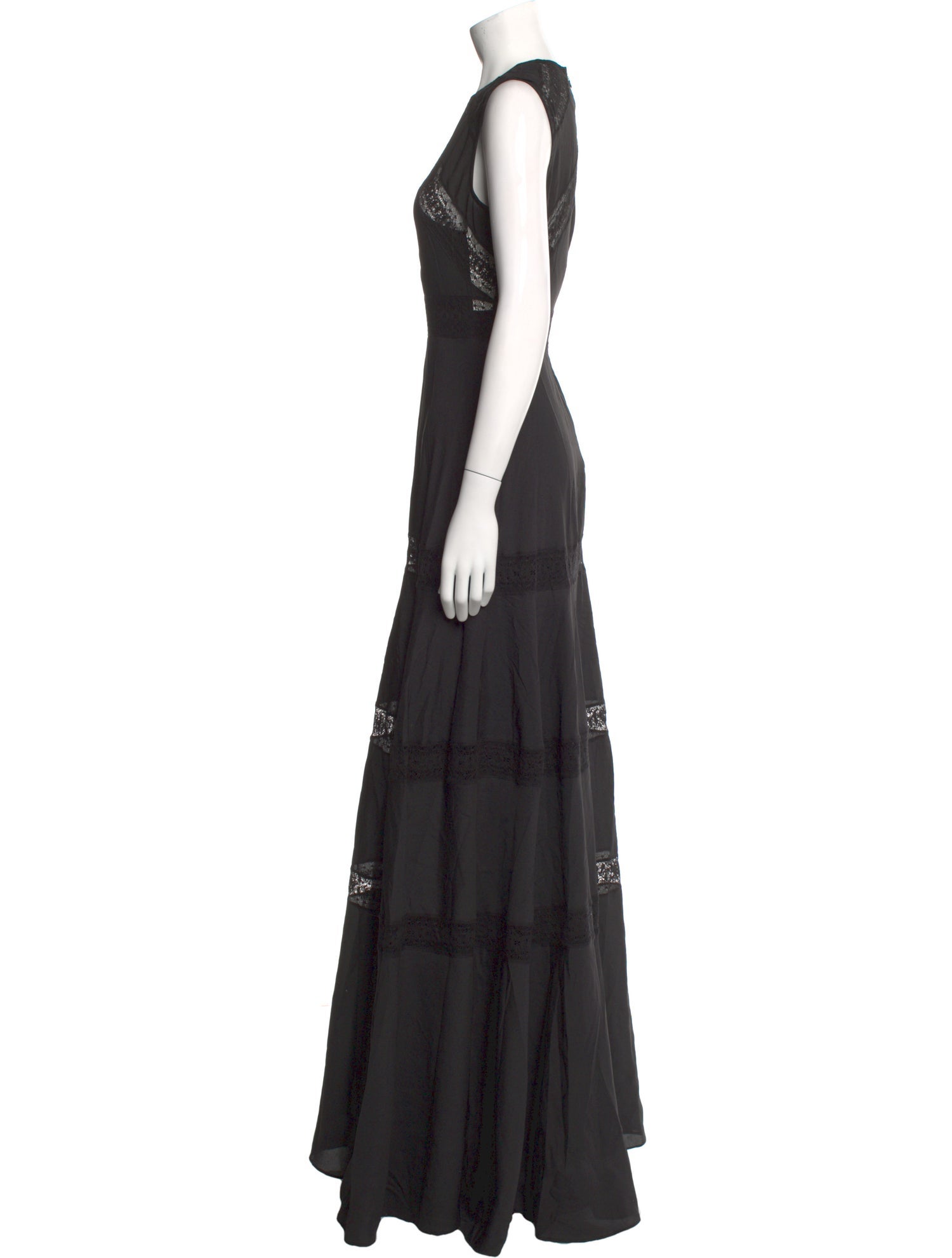 Needle & Thread Crew Neck Long Dress