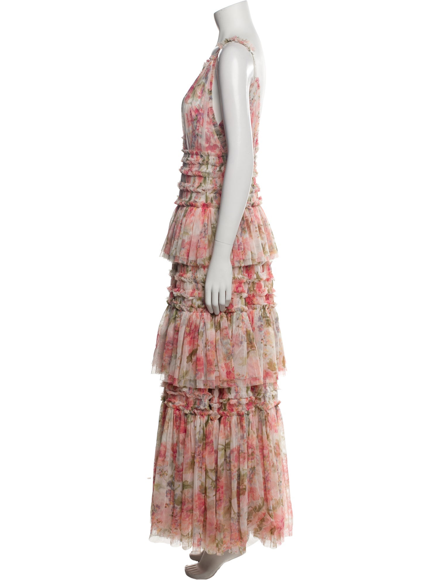 Needle & Thread Printed Long Dress