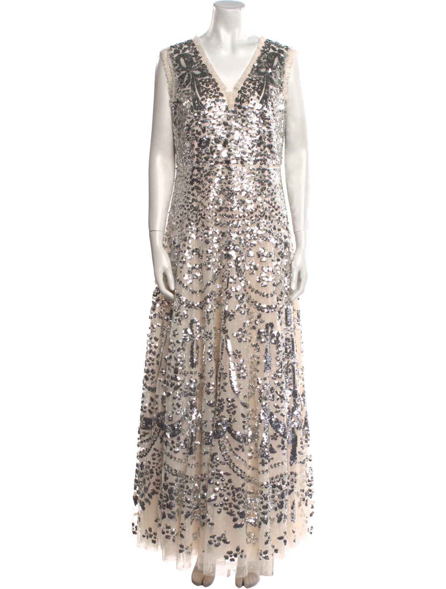 Needle & Thread Lace Pattern Long Dress