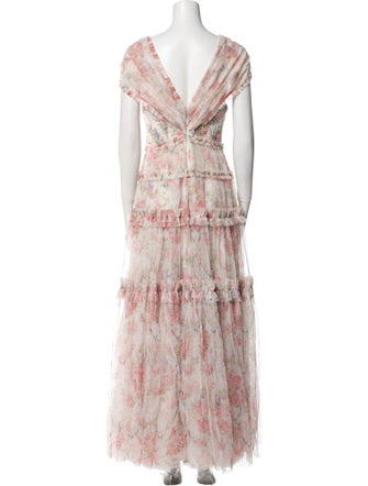 Needle & Thread Nylon Long Dress