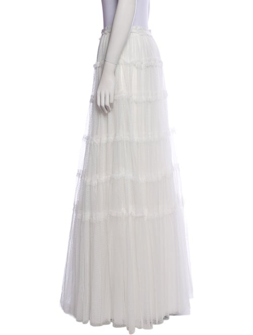 Needle & Thread Mesh Accents Long Skirt