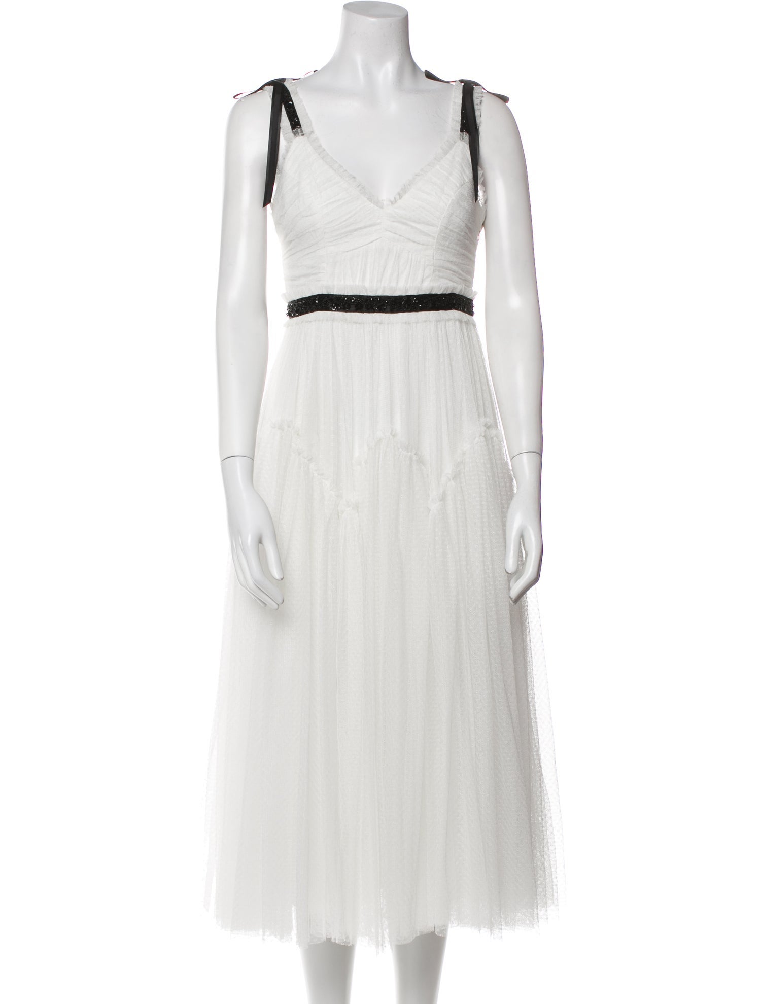 Needle & Thread V-Neck Midi Length Dress w/ Tags